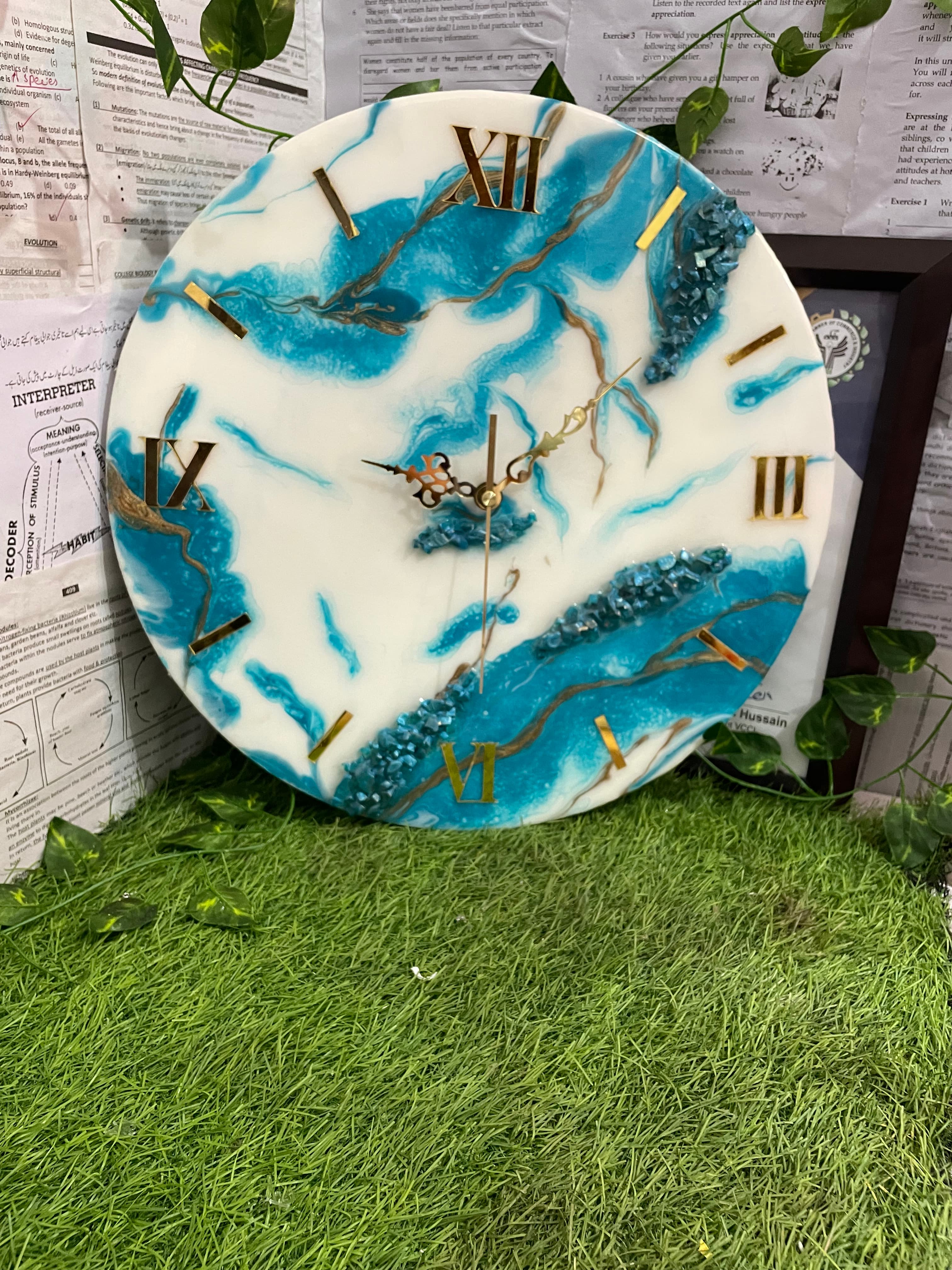 Ocean Wave Wall Clock